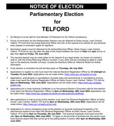 General Election Notice